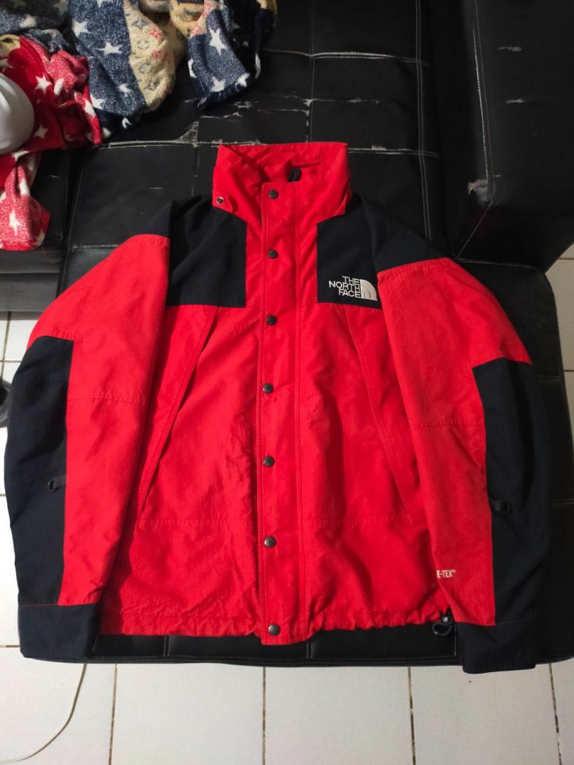 The North Face Goretex Jacket (Category: Coats, Jackets and Outerwear) located in Manila. Submitted by patinacollectives2.0 (Listing ID 1461500821, Image 1). Description: The North Face Red Mountain Jacket (Goretex) Fits Size L 23x27 Good condition for its age Rare colorway Completely waterproof Minor signs of usage not noticeable when worn 750+SF Nego Shipping via Lalamove or J&T Marikina location.