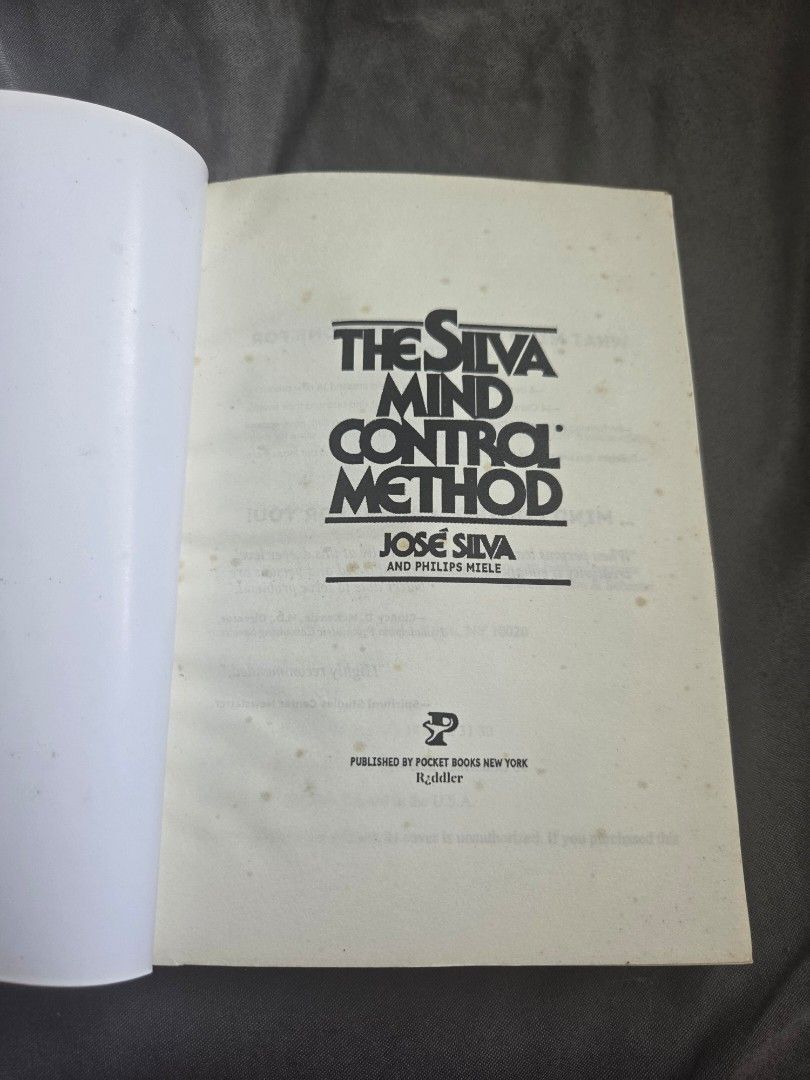 The Silva Mind Control Method by Jose Silva (Category: Storybooks) located in Santa Rosa. Submitted by prelovvdd (Listing ID 1461392418, Image 3). Description: - Learn the revolutionary Silva Mind Control Method. - Complete text of the world-famous mind control course. - Master self-realization techniques. - Overcome tension, bad habits, and emotional insecurity. - Achieve more by mastering your mind..