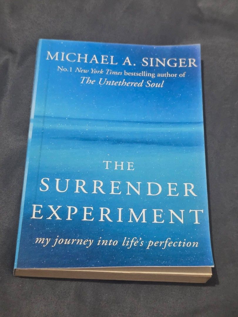 The Surrender Experiment by Michael A. Singer (Category: Storybooks) located in Santa Rosa. Submitted by prelovvdd (Listing ID 1461486473, Image 1). Description: - From the author of the bestselling 'The Untethered Soul'. - Explores Michael A. Singer's journey into life's perfection through letting go. - Details his experiences with a spiritual community, a transformed medical software company, and a Smithsonian-archived achievement. - Recounts a