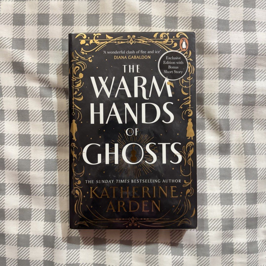 The Warm Hands of Ghosts (Category: Storybooks) located in Bulacan. Submitted by loislib (Listing ID 1461547504, Image 1). Description: The Warm Hands of Ghosts Katherine Arden UK Paperback ⭐️⭐️⭐️⭐️⭐️ Rating Condition: Heavy Foxing Has Spine Creases No Annotations/ Writings ₱200 mop: gcash mod: direct j&t loc: baliuag, bulacan.