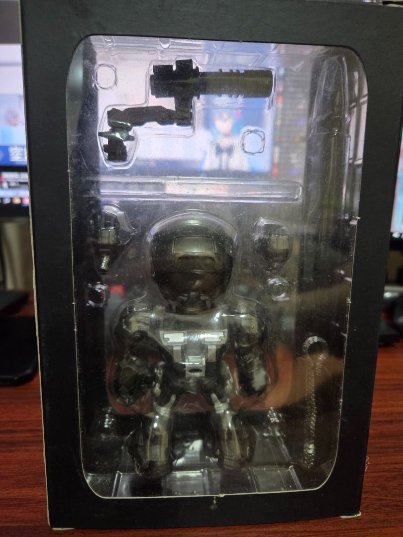 Tideway Iron Man War Machine (Default Black & White) (Category: Figurines & Statues) located in Lipa City. Submitted by vergaraac (Listing ID 1461477478, Image 2). Description: Condition: - Minor wear and tear on box from storage, unused/not displayed - Figures are visibly in good condition, buyer may ask for photos/videos of figures for further inspection.