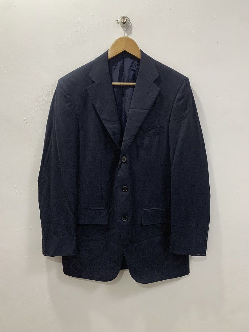 TINCATI MILANO WINTER SUIT JACKET (Category: Coats, Jackets and Outerwear) located in Cavite. Submitted by ___layern0ne (Listing ID 1461538942, Image 1). Description: About the product • Item Type: Winter Suit jacket (labeled as part of a winter suit, though the textile breakdown shows it is a mid-weight structured blazer) • Country of Origin: Made in Italy (“Woven in Italy exclusively for Tincati”) • Size: TG. 46 (Italian size 46, which generall