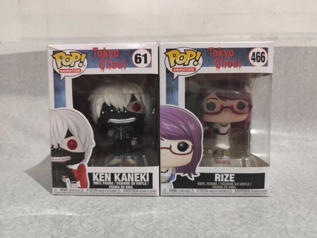 TOKYO GHOUL FUNKO SET (Category: Designer & Blind Box Toys) located in Quezon City. Submitted by foxstrat17 (Listing ID 1461489223, Image 1). Description: FS as set only Kaneki 7.5-8/10 Rize 8/10 Location: Cubao, Quezon City MOP: Gcash/Maya/Maribank MOD: Lalamove/LBC/Meetup by schedule Add 10 pesos for used prot.
