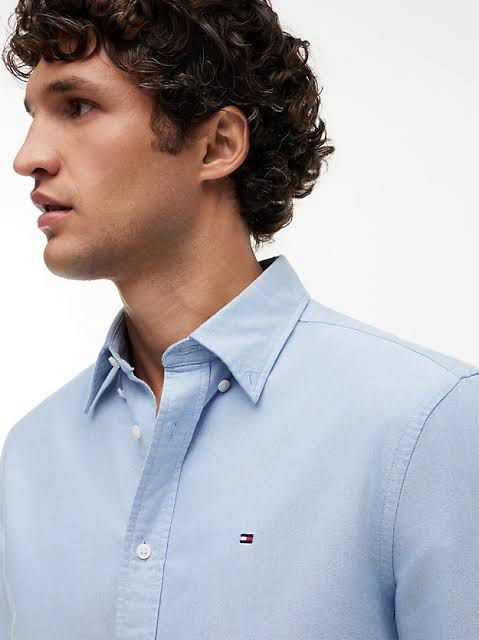 Tommy Hilfiger Oxford Polo Button Down (Category: Formal Shirts) located in Cebu City. Submitted by johnferrer96412 (Listing ID 1461545459, Image 2). Description: Tommy Hilfiger Oxford Polo Button Down Large Width 21 Length 29-30 Excellent condition Dm📩.