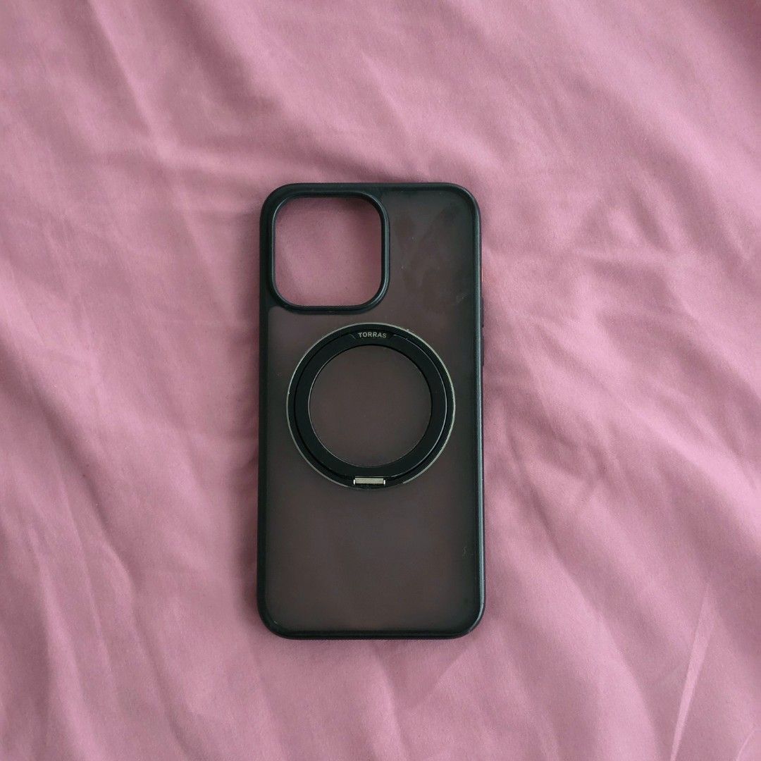 TORRAS iPhone 15 Pro Max Case with MagSafe Ring (Category: Cases & Sleeves) located in Hermosa. Submitted by _niki.lim (Listing ID 1461353276, Image 1). Description: Well used! RFS: Switched to Samsung 🤍 Still negotiable! :) .