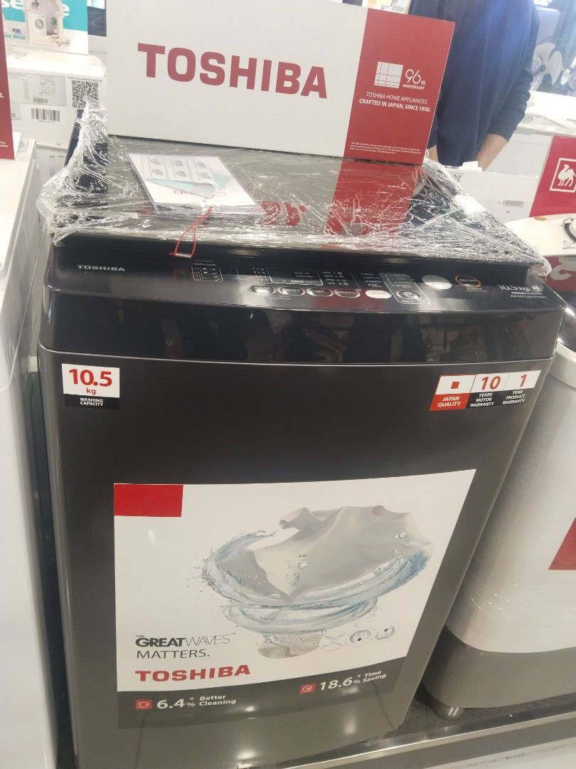 Toshiba Washing Machine - Various Models Available (Category: Washing Machines and Dryers) located in Makati City. Submitted by maxalvin011520 (Listing ID 1461414078, Image 3). Description: TOPLOAD NON INVERTER : 7.0kg AW-K801A - 10,690 TOPLOAD INVERTER : 10.5kg AW-DM1150J-PH -16,990 15.0kg AW-DUHNI600L-PH - 24,890 FRONTLOAD INVERTER : 8.5kg TW-T21BU95UW-PH - 24,790 10.5kg TW-T21BU115UW - 29,690 FRONTLOAD COMBO : 8.5/6kg TWD-T21BU95UW-PH - 30,990