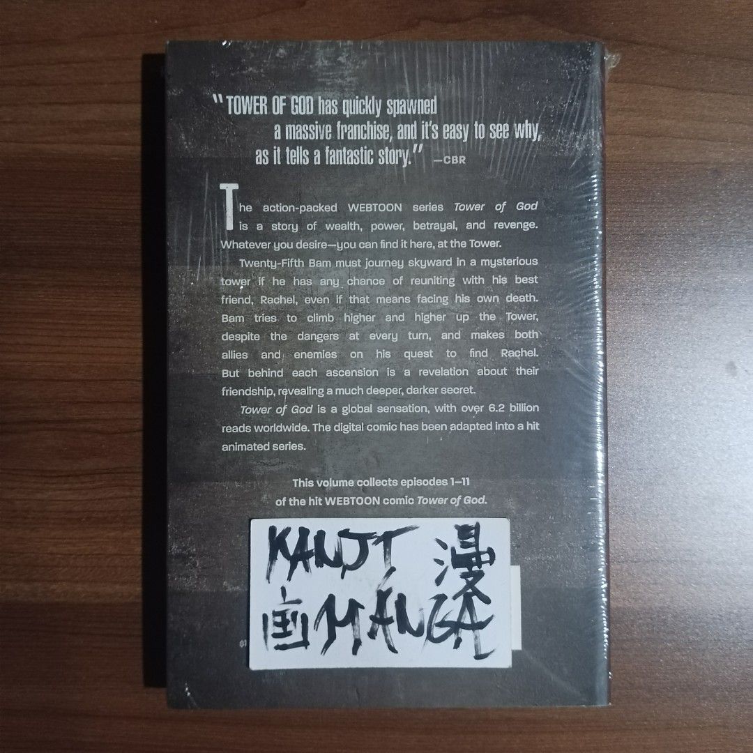 Tower of God Volume 1 (Category: Comics & Manga) located in Davao. Submitted by kanjimangaonlinestore (Listing ID 1461410376, Image 2). Description: • Tower of God (Manhwa), Vol. 1 Condition: New Location: Davao City MOP: Gcash MOD: J&T / SPX.
