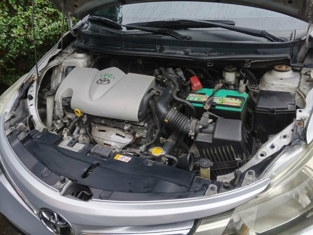 Toyota Vios 1.5 E (A) (Category: Used Cars) located in Manila. Submitted by caballeroa11402 (Listing ID 1461489316, Image 2). Description: Vios 1.3E gas Year Model: 2017 ODO: 44k Color: thermalyte Silver Brand new tires(15’ kumho), brand new AC evaporator. Headlight & fog lamps LED Asking price: 380k slightly negotiable.