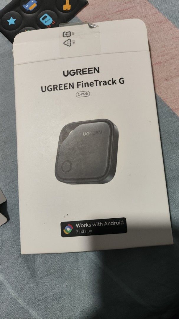 UGREEN FineTrack G Tracker 1-Pack CM916 (Category: Other Accessories) located in Muntinlupa City. Submitted by yansmnl (Listing ID 1461482085, Image 2). Description: - UGREEN FineTrack G tracker to help you find lost items. - Compatible with Android Find Hub. - Connects via Bluetooth. - User instructions and stickers included..