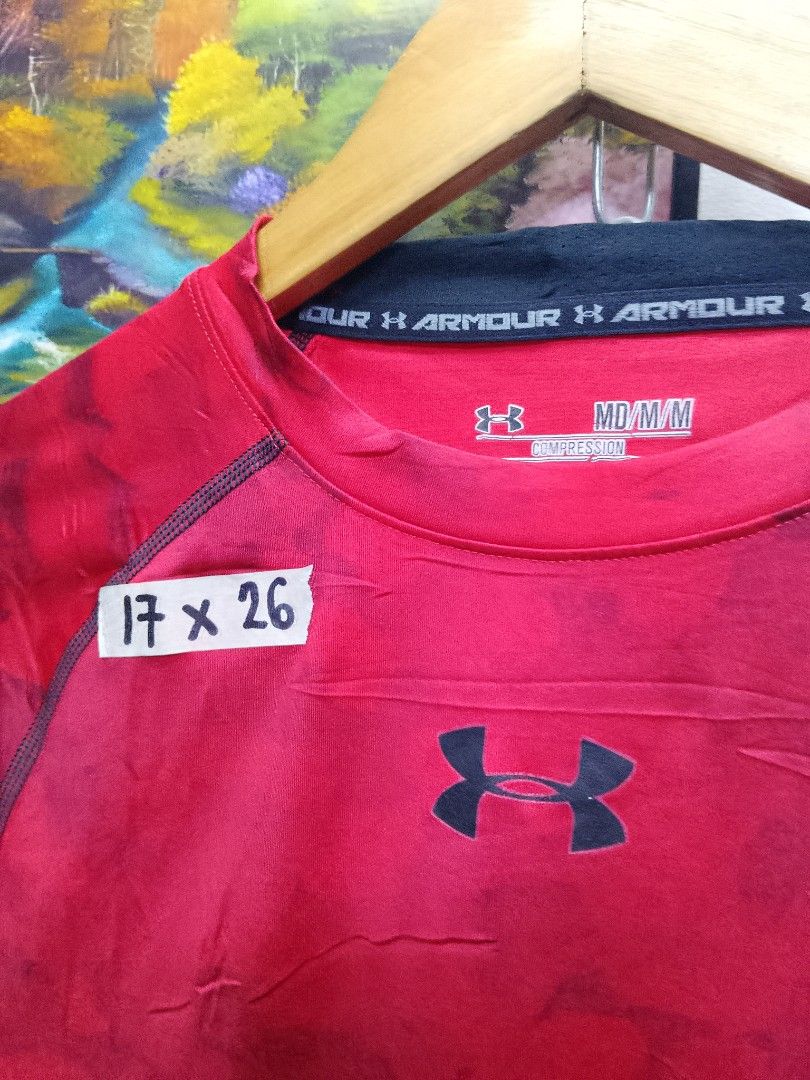 under armour compression tee (Category: Tshirts & Polo Shirts ) located in Valenzuela. Submitted by joshwrldselection (Listing ID 1461555987, Image 2). Description: small - medium excellent condition no issue thrift..