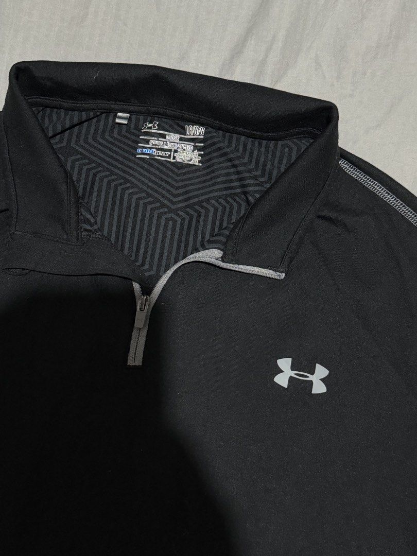 Under Armour half zip (Category: Coats, Jackets and Outerwear) located in Manila. Submitted by thra_shirts (Listing ID 1461406377, Image 3). Description: Under Armour half zip Size Large W 23/L 27 Excellent condition Authentic .