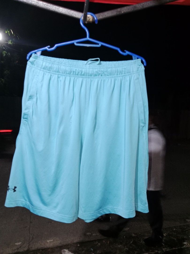 under armour teal blue jersey (Category: Shorts) located in Manila. Submitted by mickmickthriftedshop (Listing ID 1461450664, Image 1). Description: 28 to 34 haba 21.