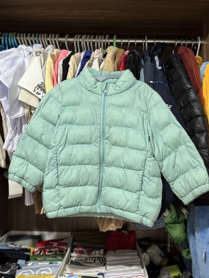 Uniqlo puffer size 90 (Category: Babies & Kids Fashion) located in Rizal. Submitted by lovebugsspreloved (Listing ID 1461415842, Image 1). Description: .