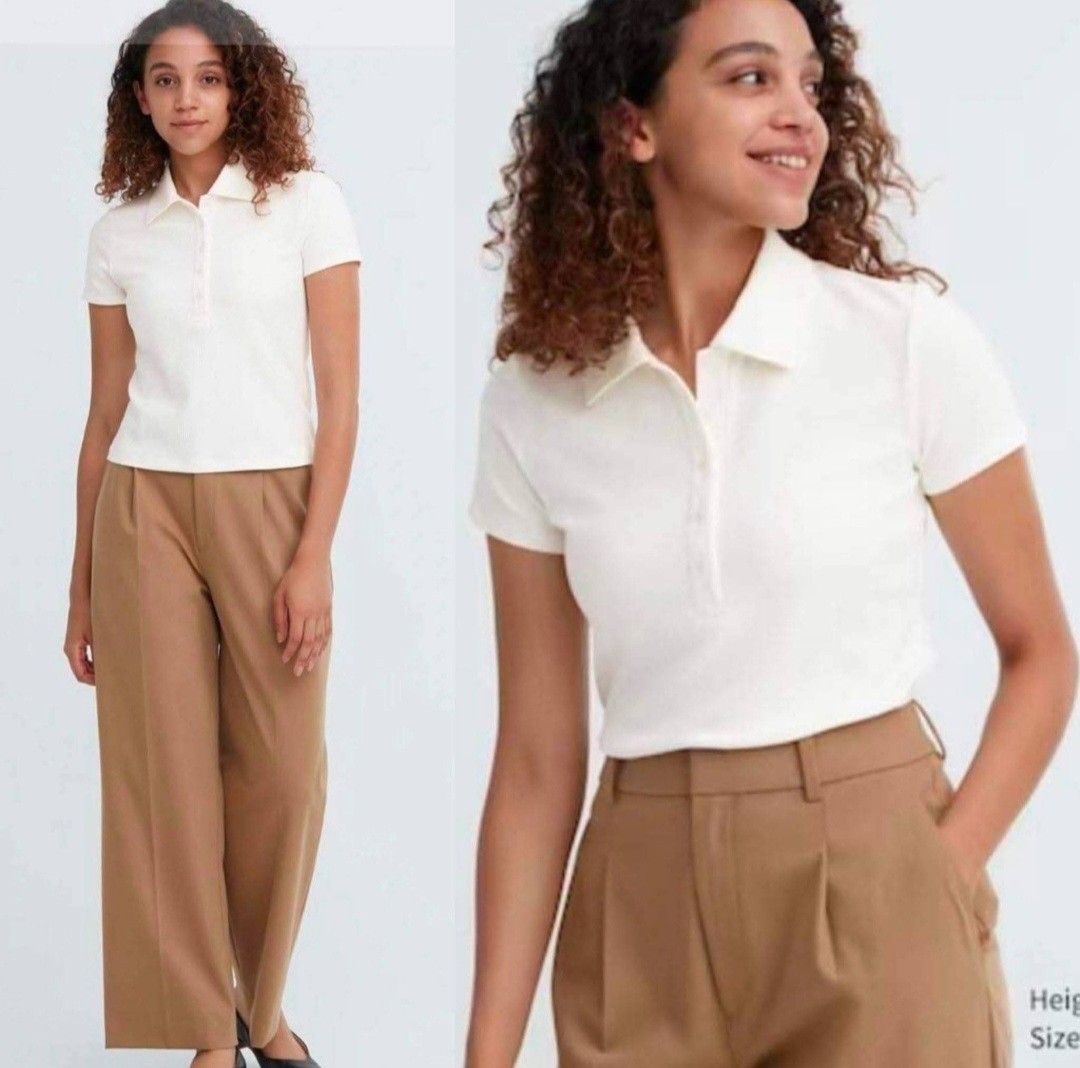 Uniqlo top (Category: Blouses) located in Las Pinas. Submitted by happyhawk-58a3 (Listing ID 1461347596, Image 1). Description: uniqlo small can pass as brand new.