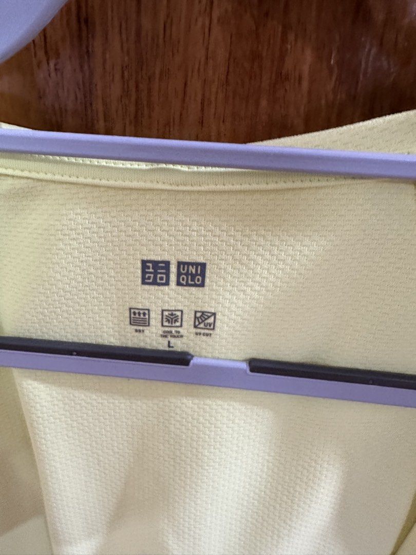 Uniqlo UV Airism - Yellow (Category: Coats, Jackets and Outerwear) located in Quezon City. Submitted by snowrukia (Listing ID 1461431709, Image 2). Description: .