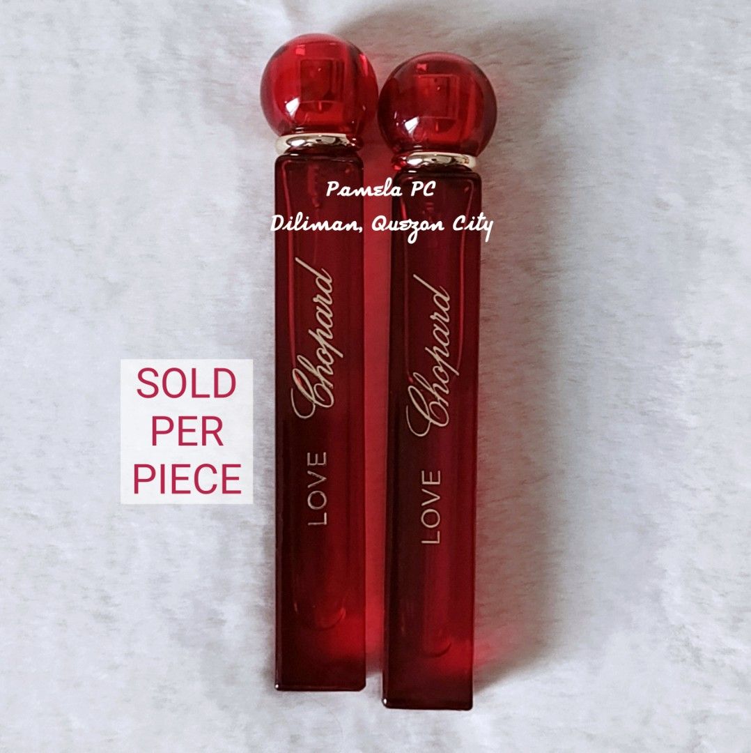 ‎(UNSRAYED) Love Chopard EDP 10ml (OLD BATCH), SPRAY, no box (Category: Fragrance & Deodorants) located in Quezon City. Submitted by pam.pc (Listing ID 1461376774, Image 1). Description: ‎SOLD PER PC, 2PCS AVAILABLE ‎-never used, never sprayed, never tested ‎-no box ‎-CHECK ALL PHOTOS FOR BATCH CODE AND DETAILS ‎ ‎Location: Diliman, Quezon City ‎MOP*: BPI / Maribank / GCash ‎MOD*: ‎-Grab / Lalamove (booking c/o buyer) ‎-J&T (pay today, ship out t