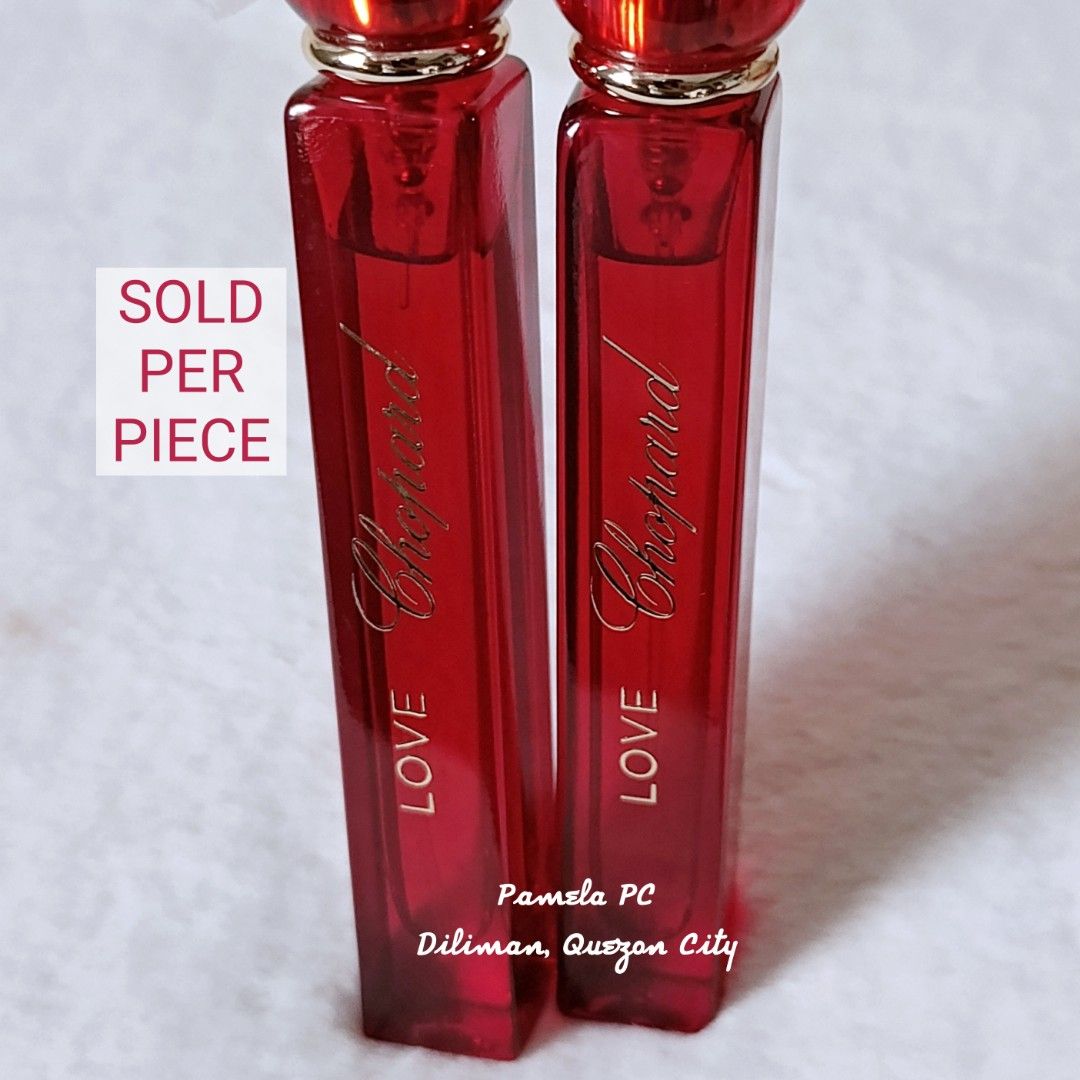 ‎(UNSRAYED) Love Chopard EDP 10ml (OLD BATCH), SPRAY, no box (Category: Fragrance & Deodorants) located in Quezon City. Submitted by pam.pc (Listing ID 1461376774, Image 3). Description: ‎SOLD PER PC, 2PCS AVAILABLE ‎-never used, never sprayed, never tested ‎-no box ‎-CHECK ALL PHOTOS FOR BATCH CODE AND DETAILS ‎ ‎Location: Diliman, Quezon City ‎MOP*: BPI / Maribank / GCash ‎MOD*: ‎-Grab / Lalamove (booking c/o buyer) ‎-J&T (pay today, ship out t