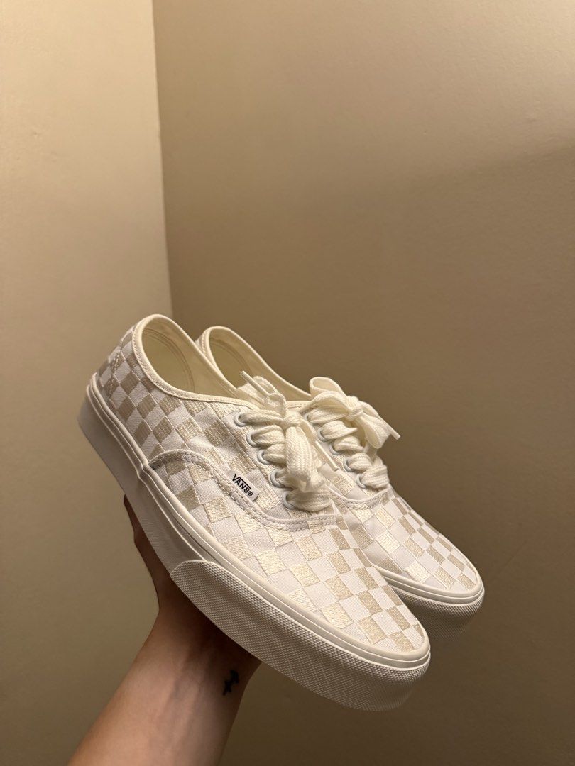 Vans Authentic Thick laces/White Checkerboard Embroidered (Category: Sneakers) located in Angeles City. Submitted by cozy.kickzz (Listing ID 1461546012, Image 1). Description: Vans Authentic Thick laces/White Checkerboard Embroidered (Clean Pair 🔥) Size 8.5 mens Price:3895 (below srp) Brandnew With box Rfs:too small for me Angeles City Pampanga.