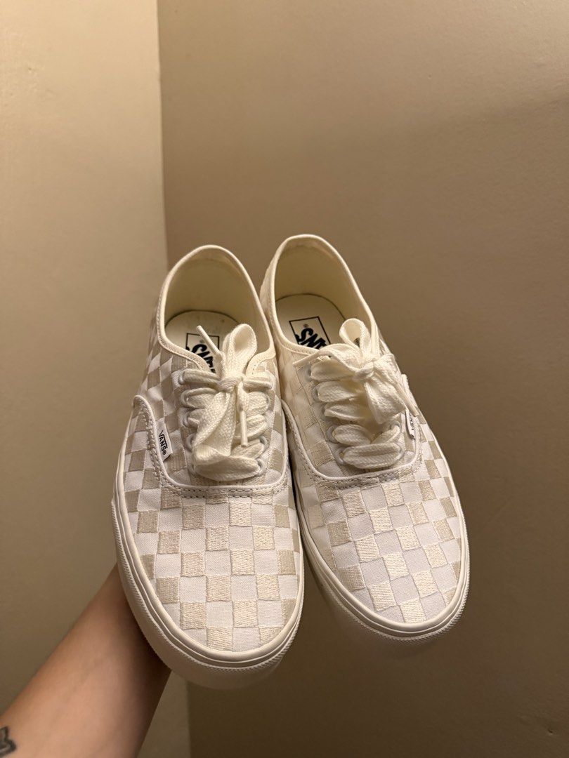 Vans Authentic Thick laces/White Checkerboard Embroidered (Category: Sneakers) located in Angeles City. Submitted by cozy.kickzz (Listing ID 1461546012, Image 2). Description: Vans Authentic Thick laces/White Checkerboard Embroidered (Clean Pair 🔥) Size 8.5 mens Price:3895 (below srp) Brandnew With box Rfs:too small for me Angeles City Pampanga.