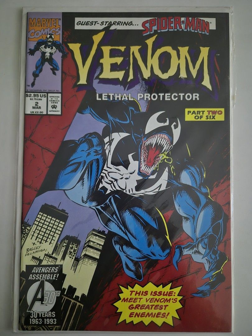 Venom Lethal Protector Issues 1 to 4 (Category: Comics & Manga) located in Muntinlupa City. Submitted by royalstar-4914 (Listing ID 1461414351, Image 2). Description: A) Venom Lethal Protector Issue 1 - 1st Venom in his own title - Spider-man appearance - Red Holo-grafx Foil cover - Al Milgrom art B) Venom Lethal Protector Issue 2 - Spider-man appearance - Al Milgrom art C) Venom Lethal Protector Issue 3 - Spider-man appearance - Al Milgrom art D