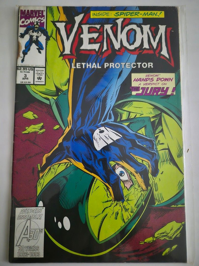 Venom Lethal Protector Issues 1 to 4 (Category: Comics & Manga) located in Muntinlupa City. Submitted by royalstar-4914 (Listing ID 1461414351, Image 3). Description: A) Venom Lethal Protector Issue 1 - 1st Venom in his own title - Spider-man appearance - Red Holo-grafx Foil cover - Al Milgrom art B) Venom Lethal Protector Issue 2 - Spider-man appearance - Al Milgrom art C) Venom Lethal Protector Issue 3 - Spider-man appearance - Al Milgrom art D