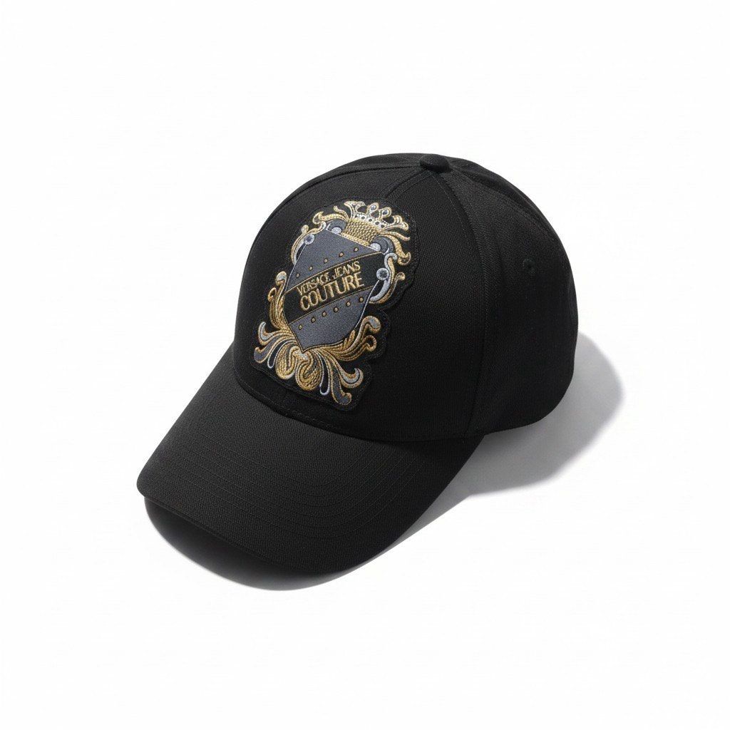 Versace cap (Category: Caps & Hats) located in Iloilo. Submitted by trinamaweeee (Listing ID 1461461526, Image 1). Description: Vers*ce cap authentic size: adult condition: 9.5 color: 10 issue: none needs cleaning.