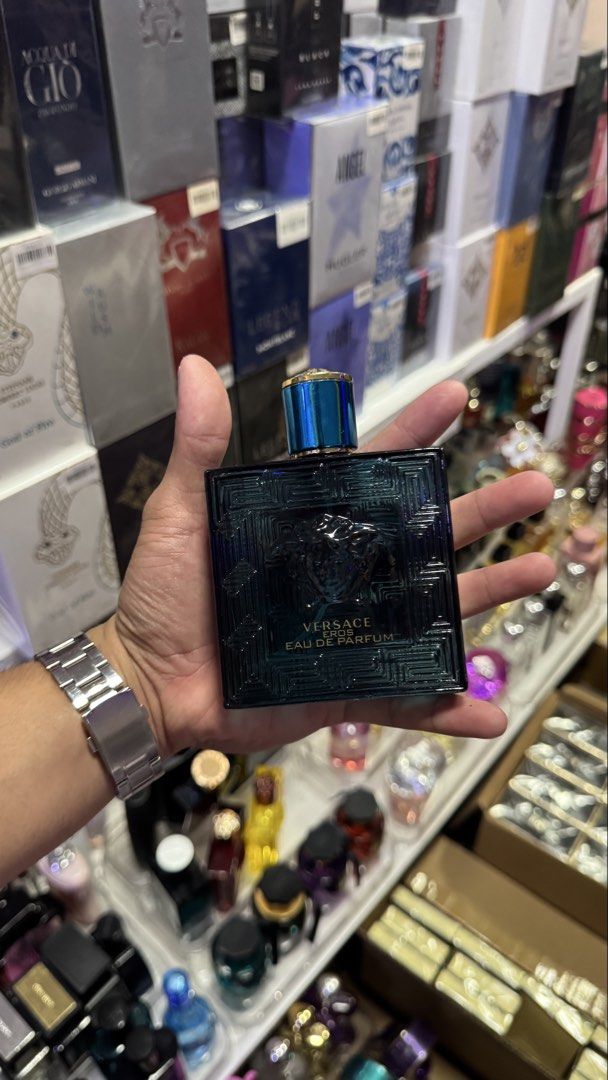 Versace Eros EDP 100ml (Category: Fragrance & Deodorants) located in Manila. Submitted by r.nicole565 (Listing ID 1461358301, Image 1). Description: -U.S Tester Quality -Brand New with Box -Long Lasting Fragrance (We have Premium Quality Too).