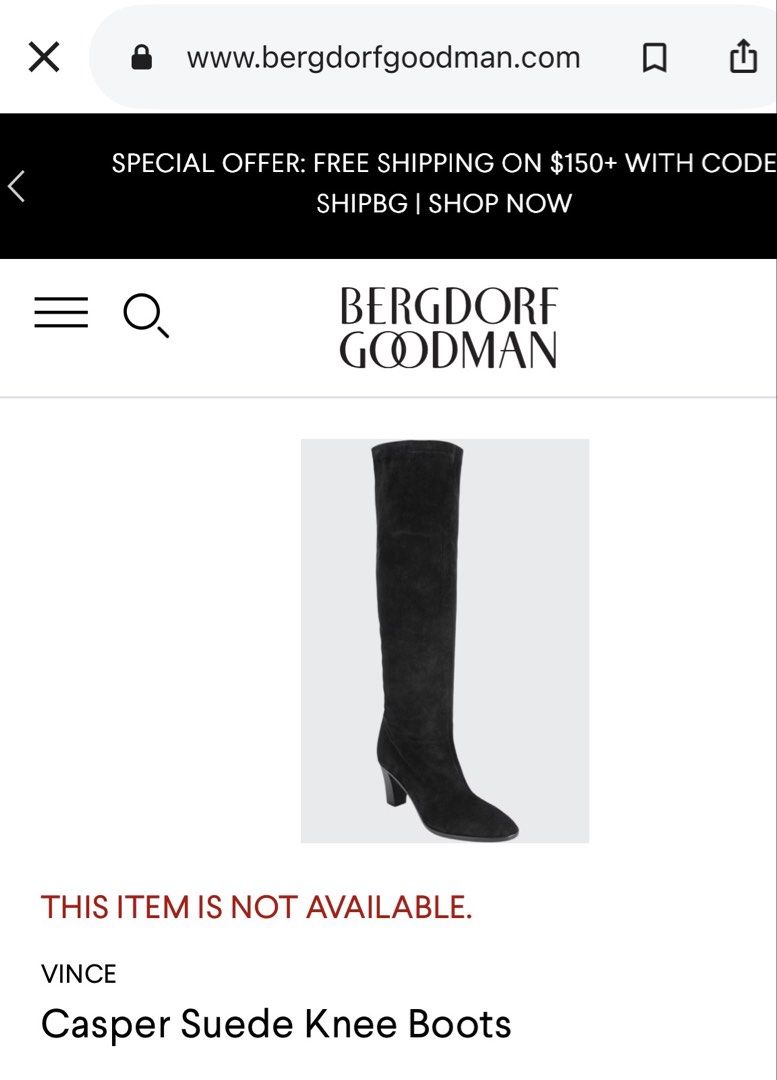 Vince Suede real leather Knee high Boots (Category: Boots) located in Quezon City. Submitted by dropdeadprices (Listing ID 1461390867, Image 2). Description: - Brand: Vince - Material: authentic Black Suede Leather - Versatile: Dress up or down - Season: Great for Fall & Winter Retails for Php12,000.00.