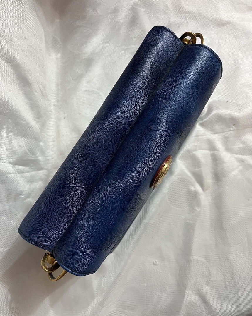 Vintage Double Fish Bag (Category: Shoulder Bags) located in Imus. Submitted by mgracev (Listing ID 1461401897, Image 3). Description: Selling my Vintage Double Fish Bag - Mint Condition – rarely used - Navy blue with tan leather accents - Can be worn as shoulder/crossbody bag - with adjustable strap - All closures, hardware, straps anz zippers are in good condition - with signature double fish keyring/coin purse .