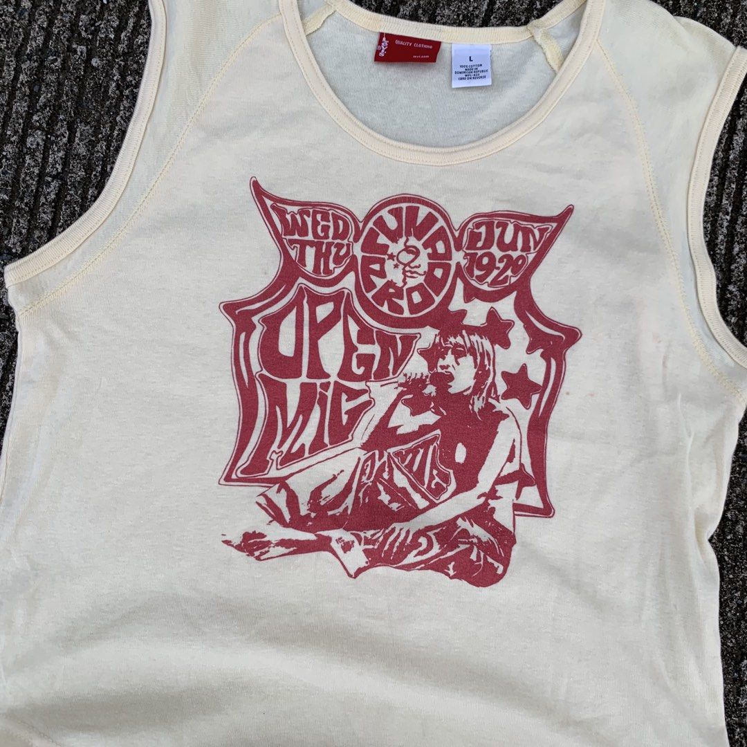 Vintage Levis women tops (Category: Sleeveless) located in Manila. Submitted by _thrift.clothes._ (Listing ID 1461344034, Image 2). Description: Size:large W:17 L:21.