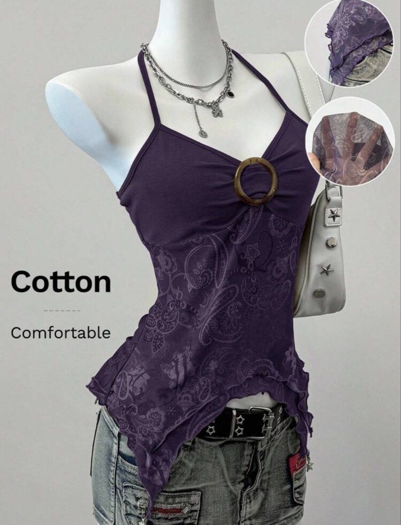 Violet top (Category: Sleeveless) located in Calinog. Submitted by mistryryn (Listing ID 1461541136, Image 1). Description: .