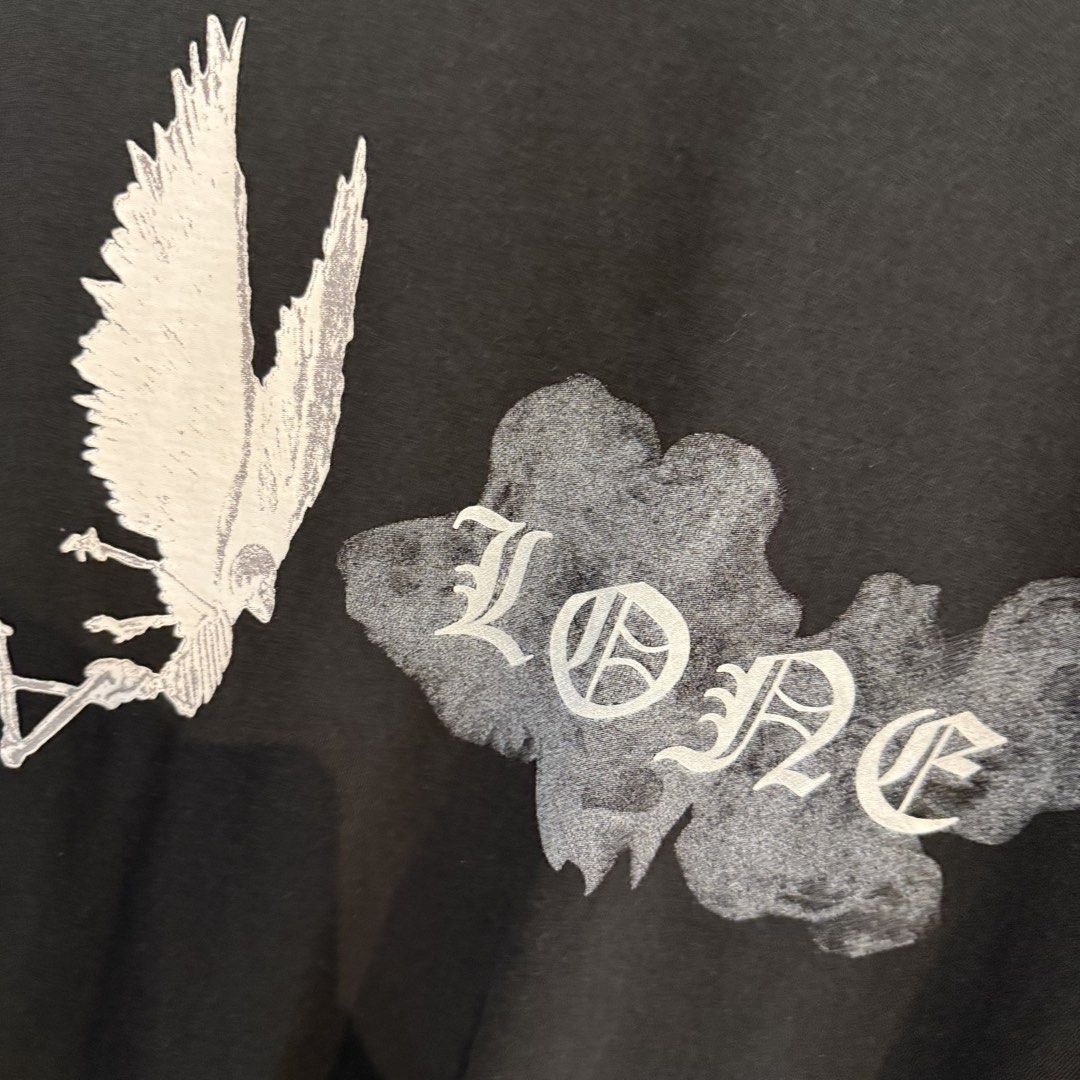 VLONE Staple Logo Tee Black (Category: Tshirts & Polo Shirts ) located in Manila. Submitted by carbungcoalex (Listing ID 1461537496, Image 3). Description: VLONE SMOKE BLACK SHIRT 21 by 27 Good Condition Complete tags 1200 CLAIM.