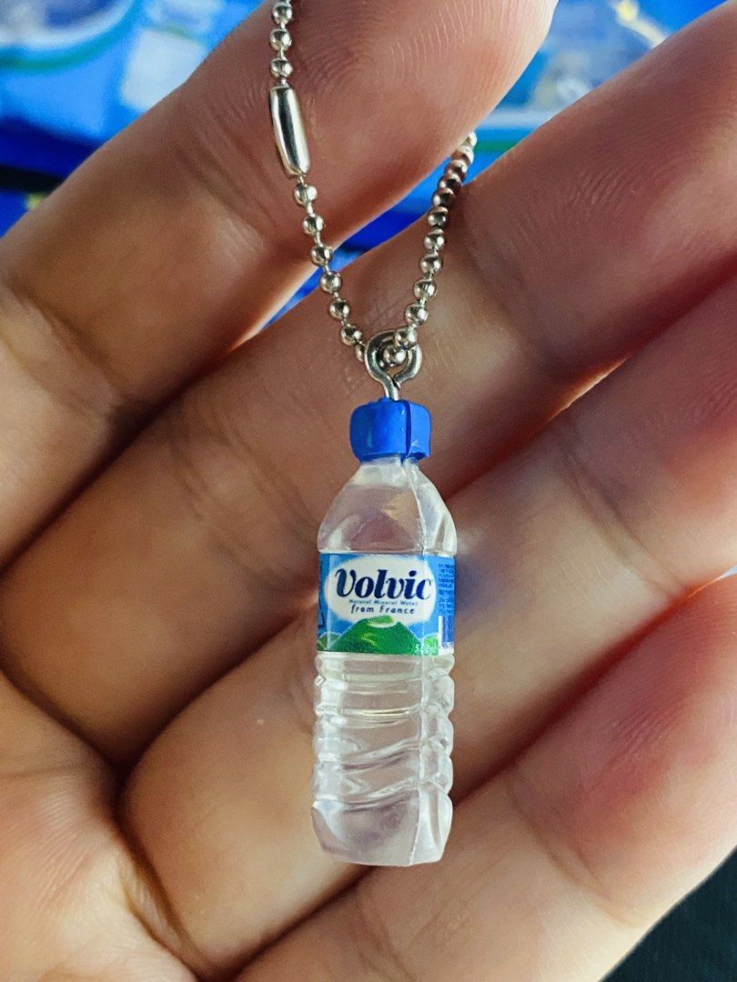 Volvic Original Bottle Miniature Keychain 100 EACH (Category: Character Goods) located in Manila. Submitted by kawaii_omocha_est2020 (Listing ID 1461537116, Image 2). Description: .