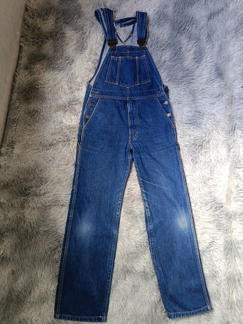 VTG Bobson overall denim (Category: Sets & Coordinates) located in Quezon City. Submitted by tedthrift (Listing ID 1461378821, Image 1). Description: size on 5'1-5'2 workwear style carpenters overall.