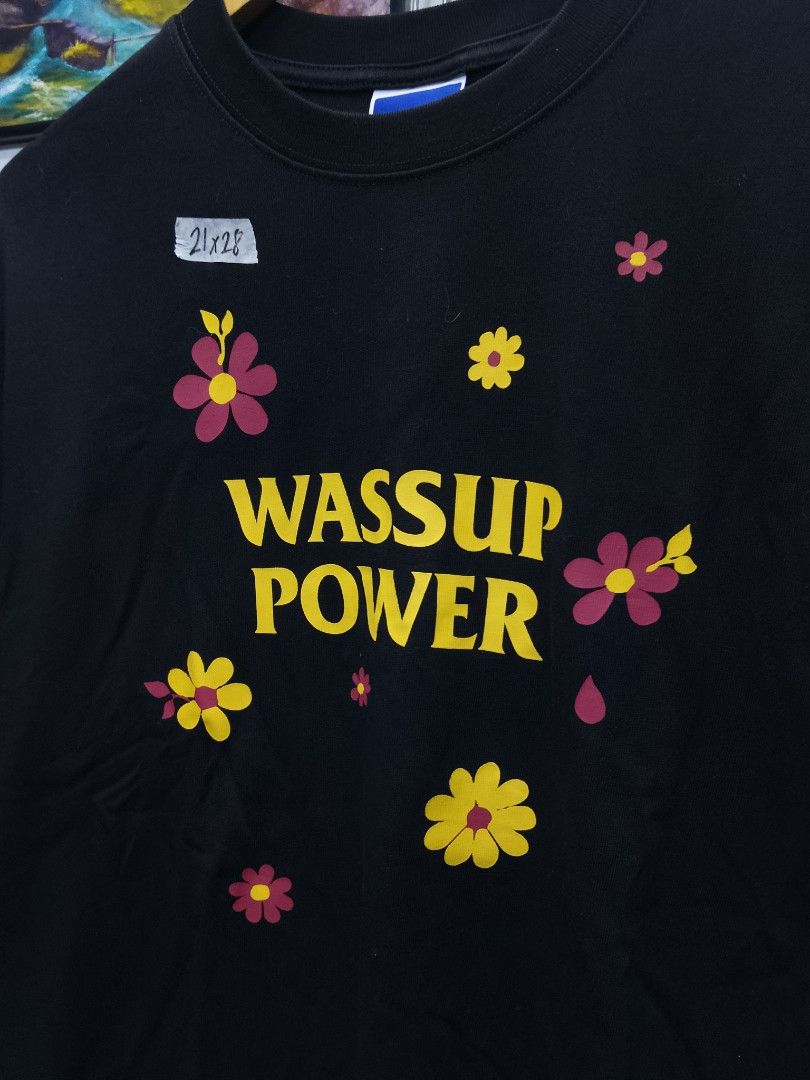 wassup tee (Category: Tshirts & Polo Shirts ) located in Valenzuela. Submitted by joshwrldselection (Listing ID 1461554497, Image 2). Description: medium - large excellent condition need wash only thrift..
