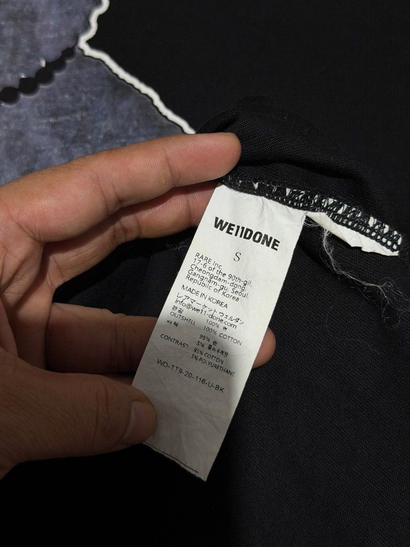 Welldone teddy bear (Category: Hoodies) located in Manila. Submitted by thra_shirts (Listing ID 1461427940, Image 3). Description: Welldone teddy bear glow in the dark Small boxy fit W 25/L 26 Excellent condition Authentic .