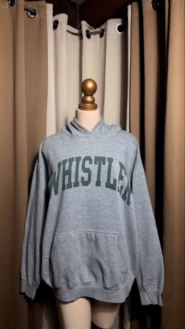Whistler grey pullover hoodie (Category: Coats, Jackets and Outerwear) located in Pateros City. Submitted by jnnhfrnndz (Listing ID 1461418696, Image 2). Description: Us brand Freesize up to XXL Unisex Need wash ✨ NEW ARRIVALS! ✨ BRANDED HOODIES & SWEATERS 🧥💗 📌 UKAY ITEMS / PRELOVED 📌 Please MANAGE YOUR EXPECTATIONS — these are ukay pieces, so may possible signs of usage, minor stains, fading, or other imperfections. 📌 ALL ITEMS NEED WASHING