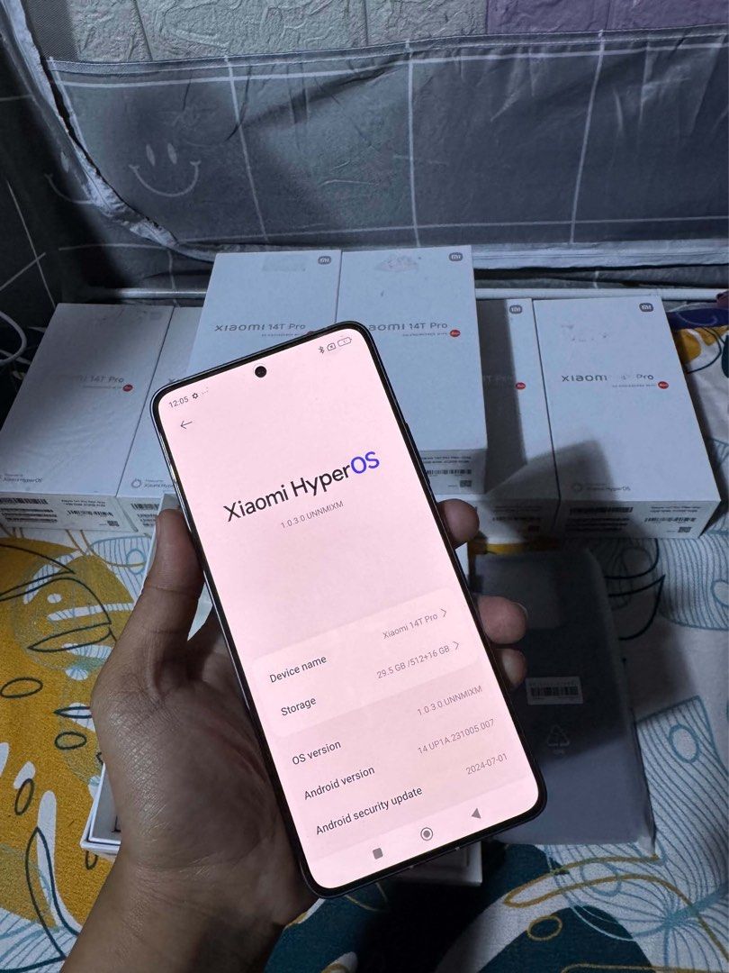 Xiaomi 14T Pro (Category: Xiaomi) located in Manila. Submitted by rcvrnn (Listing ID 1461386104, Image 2). Description: XIAOMI 14T PRO 12GB RAM | 512GB ROM 6.67 INCH 144Hz AMOLED DISPLAY MEDIATEK DIMENSITY 9300+ PROCESSOR LEICA - TRIPLE CAMERA SYSTEM 5000 mAh INCLUSION: Original Box, Cord, Sim Injector and Case 17k.