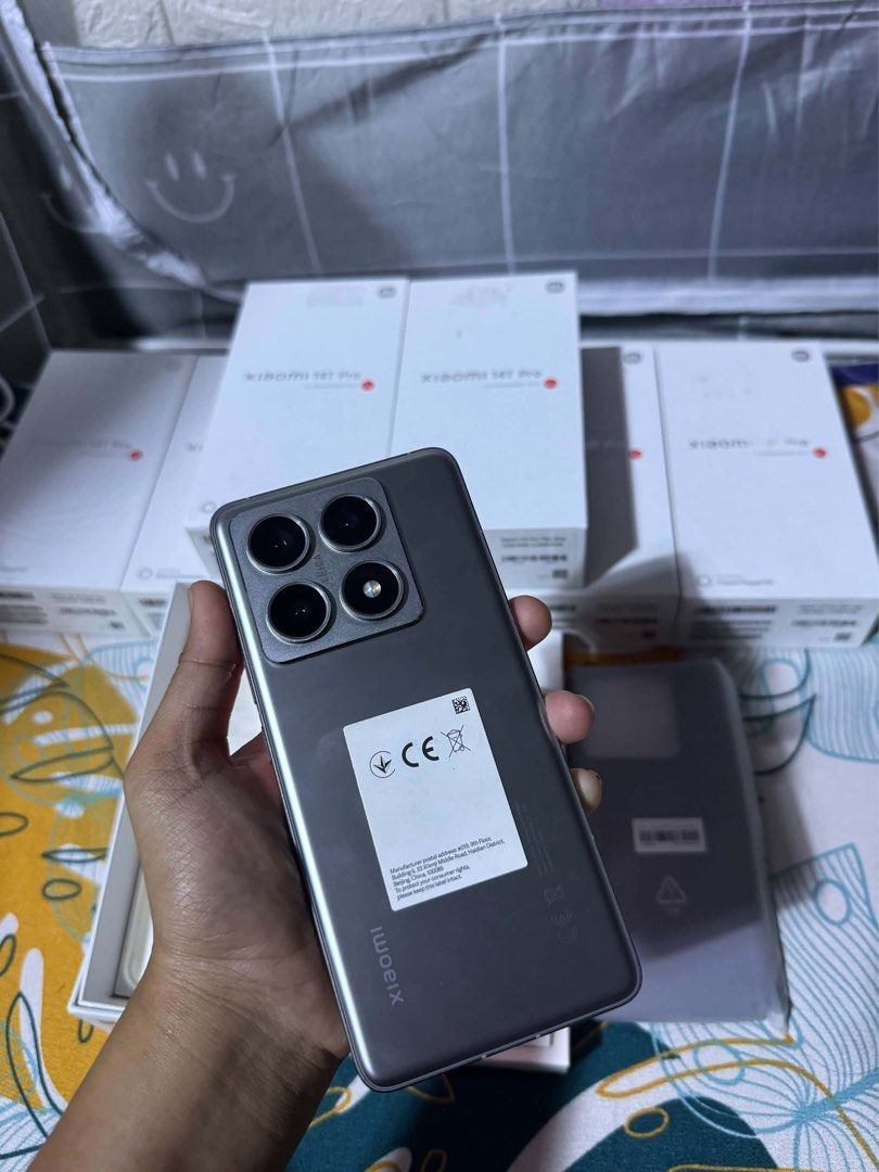Xiaomi 14T Pro (Category: Xiaomi) located in Manila. Submitted by rcvrnn (Listing ID 1461386104, Image 1). Description: XIAOMI 14T PRO 12GB RAM | 512GB ROM 6.67 INCH 144Hz AMOLED DISPLAY MEDIATEK DIMENSITY 9300+ PROCESSOR LEICA - TRIPLE CAMERA SYSTEM 5000 mAh INCLUSION: Original Box, Cord, Sim Injector and Case 17k.