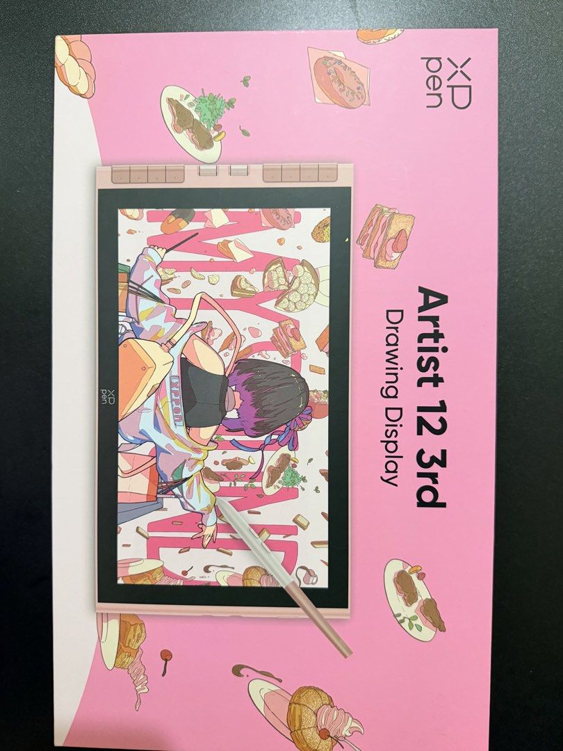 XPPen Artist 12 3rd (Pink) Drawing Display (Category: Monitor Screens) located in Quezon City. Submitted by blueberrie03 (Listing ID 1461551038, Image 3). Description: - Complete accessories with box - Still looks new, only used few times - Negotiable - RFS: decluttering/i use my ipad more.