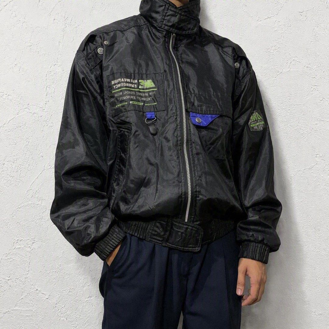 YAMAHA All Weather Riding Jacket (Category: Coats, Jackets and Outerwear) located in Rizal. Submitted by secondhandgraham (Listing ID 1461537965, Image 1). Description: 24W 26L Slightly Faded Prints Free sf.