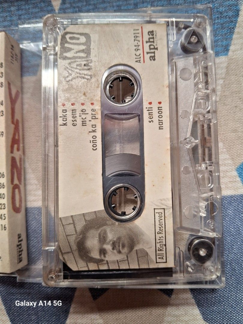 Yano (Category: Portable Audio Accessories) located in Maasin. Submitted by safestone_a21192 (Listing ID 1461360746, Image 3). Description: Yano cassette tape tested no skip playable lahat na tracks no issue.
