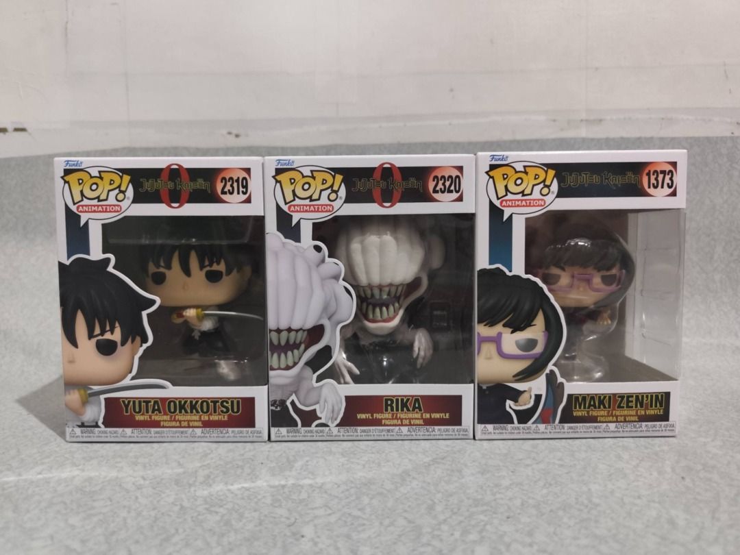 YUTA FUNKO SET (Category: Designer & Blind Box Toys) located in Quezon City. Submitted by foxstrat17 (Listing ID 1461497758, Image 1). Description: FS as set only Yuta 8.5/10 Rika 8.5/10 Maki 8.5/10 Location: Cubao, Quezon City MOP: Gcash/Maya/Maribank MOD: Lalamove/LBC/Meetup by schedule Add 10 pesos for used prot.