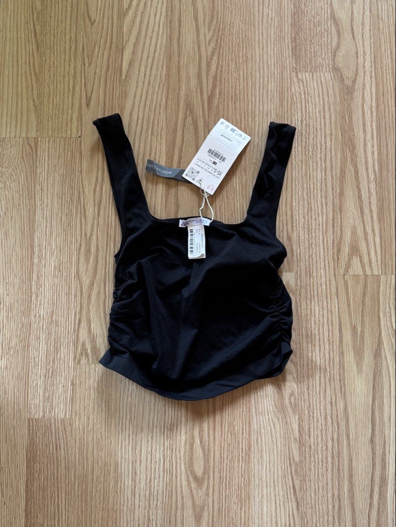 ZARA | Limitless Contour Top XS-S (Category: Sleeveless) located in Roxas City. Submitted by elliesuite (Listing ID 1461522793, Image 1). Description: Read: LAST PRICE POSTED ‼️ NO WHEN WORN ‼️ NO MEASUREMENTS Brand New with Tags Size: XS-S Stretchable & soft! SF c/o Buyer. (JRS Express ONLY ₱150) No grab/lala (not from the Metro) All sales are final. No REFUND. No return / exchange. .