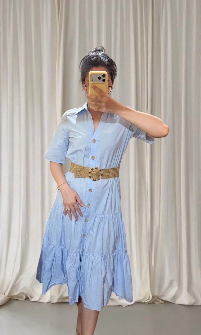 Zara Dress (Category: Dresses) located in Olongapo. Submitted by aemax.cgtrading (Listing ID 1460594236, Image 2). Description: Free Belt Size on label is XS, but can fit S Im Small in zara dresses, btw..