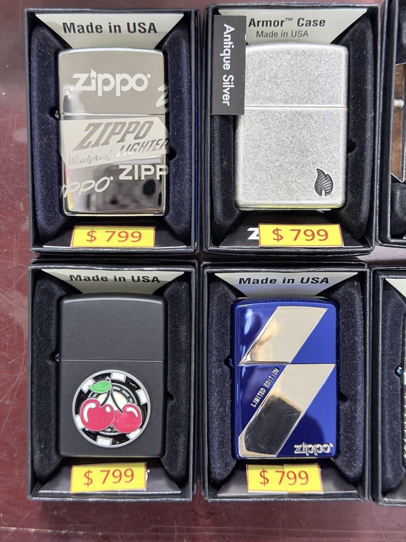 Zippo 打火機 （分類：飾物架、飾物盒、飾物收納盒）位於 Hong Kong。 由 katetsangg 提交（商品編號 1461374484，圖片 3）。簡介： 原裝行貨 全新連完整包裝 $500/個 $900/2個 $1200/3個 3個以上包SF/面交。