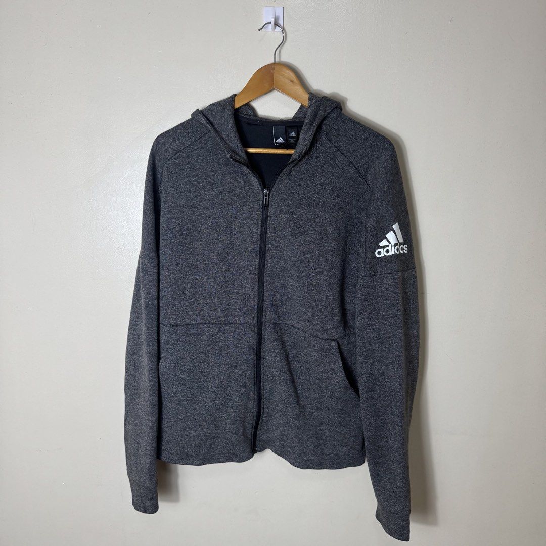 Zne adi hoodie (Category: Coats, Jackets and Outerwear) located in Davao. Submitted by cmbs141022 (Listing ID 1461561429, Image 1). Description: Adidas ZNE Zip Hoodie Size M Condition: 9/10 excellent ₱550.