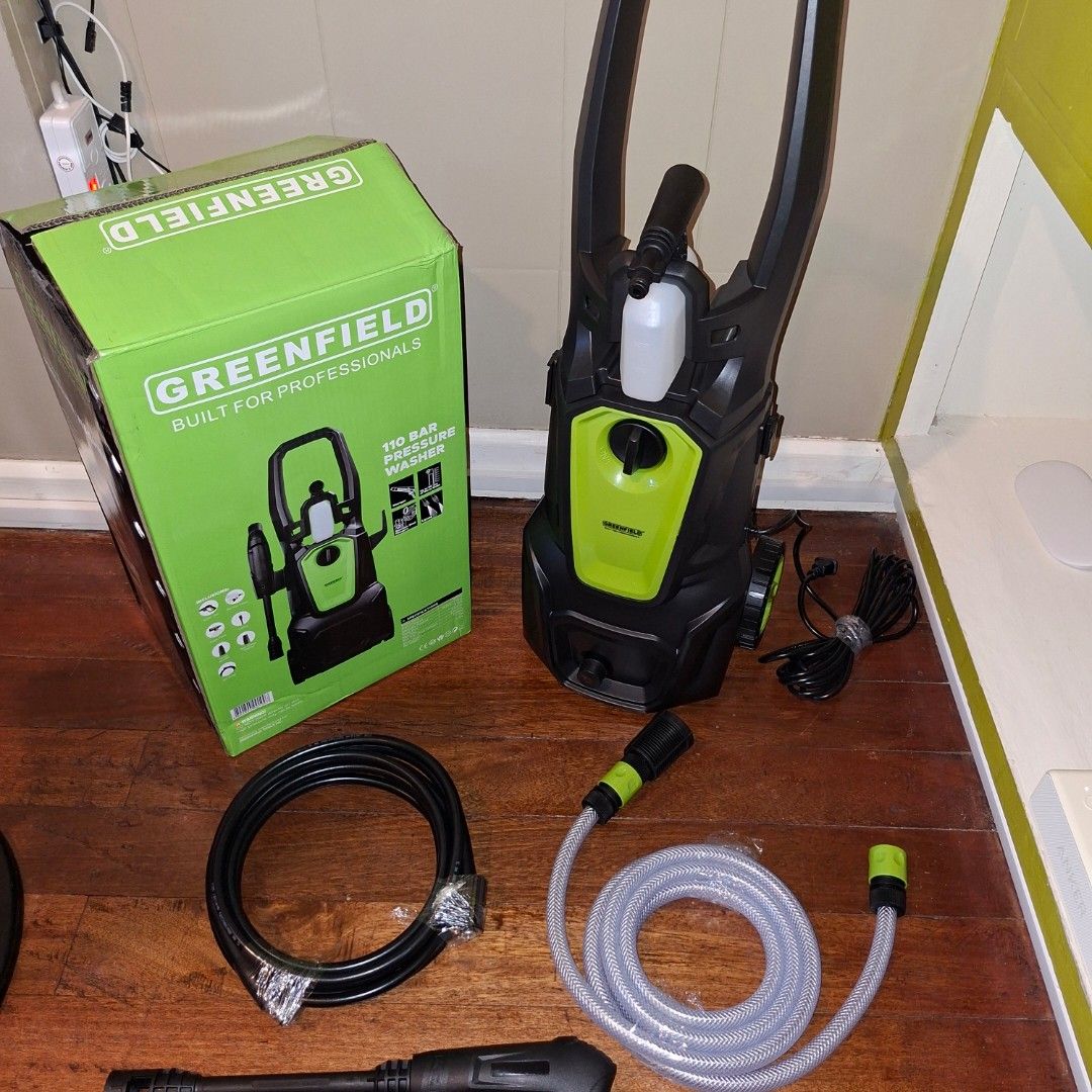 110 bar greenfield pressure washer cleaner pressurized (Category: Craft Supplies & Tools) located in Pasig City. Submitted by thethinkers (Listing ID 1461699785, Image 3). Description: .