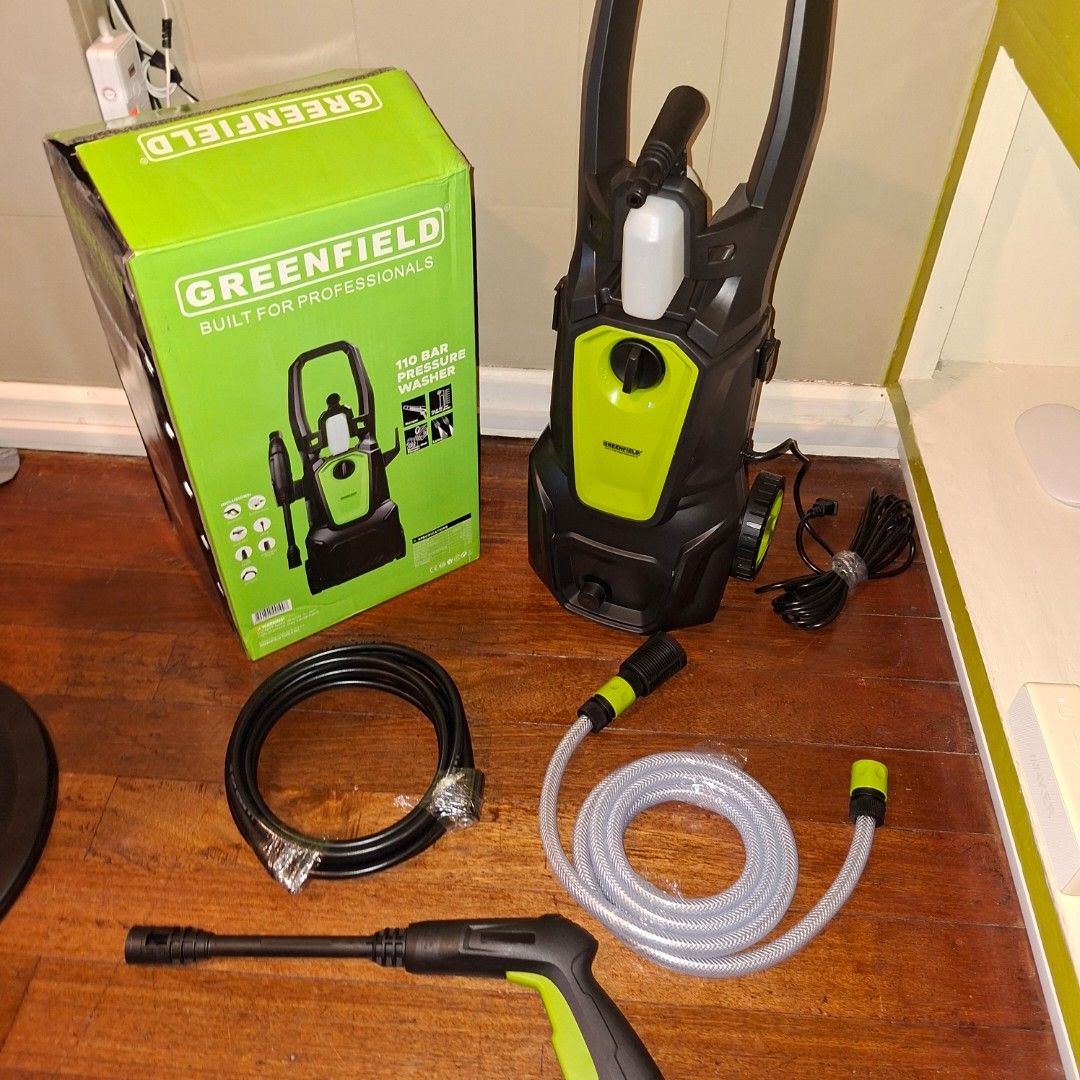 110 bar greenfield pressure washer cleaner pressurized (Category: Craft Supplies & Tools) located in Pasig City. Submitted by thethinkers (Listing ID 1461699785, Image 2). Description: .