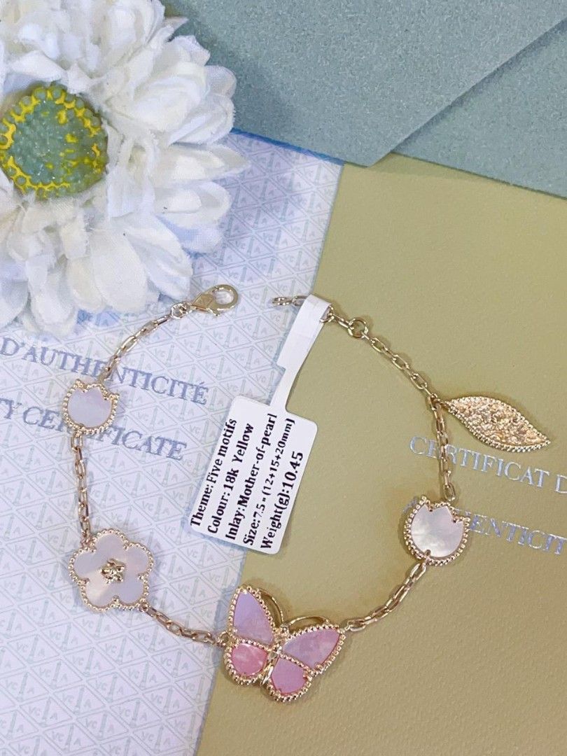 18k yg VCA mop bracelet hk setting (Category: Luxury Accessories) located in Manila. Submitted by luxesparks (Listing ID 1461577311, Image 2). Description: .